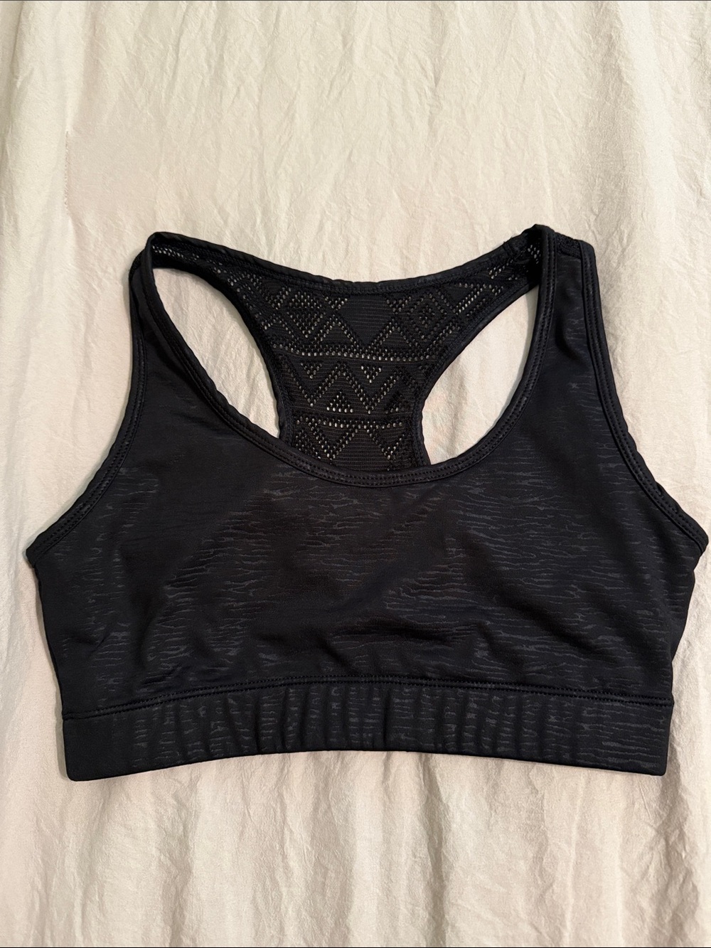 ZYIA Active Black Racerback Sports Bra